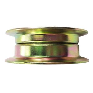 Parts Camp 532173437 532165888 Flat Idler Pulley Replaces Husqvarna/AYP/Craftsman 173437 165888 Oregon 78-054 Stens 280-022 Mower Pulley Poulan Craftsman for 42" Decks