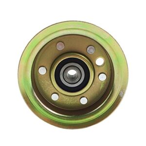 Parts Camp 532173437 532165888 Flat Idler Pulley Replaces Husqvarna/AYP/Craftsman 173437 165888 Oregon 78-054 Stens 280-022 Mower Pulley Poulan Craftsman for 42" Decks