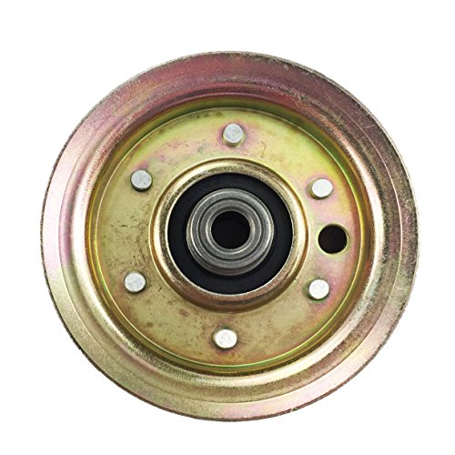 Parts Camp 532173437 532165888 Flat Idler Pulley Replaces Husqvarna/AYP/Craftsman 173437 165888 Oregon 78-054 Stens 280-022 Mower Pulley Poulan Craftsman for 42" Decks