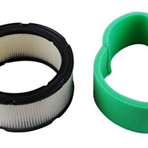 Podoy 47 083 03 Engine Air Filter with Pre Filter for Compatible with Kohler 47 083 03-S 47 083 03-S1 K361 K582 CH20 CH25 CH18 CV17 - CV22 Lawn Mower