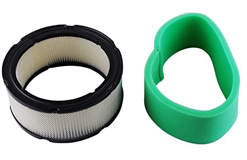 Podoy 47 083 03 Engine Air Filter with Pre Filter for Compatible with Kohler 47 083 03-S 47 083 03-S1 K361 K582 CH20 CH25 CH18 CV17 - CV22 Lawn Mower