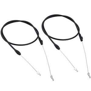 2pack 946-04661a control cable brake for mtd troy bilt 946-04661 tb100 tb110 tb115 tb120 tb130 tb140 tb160 tb230 tb240 tb320 tb330 tb330xp tb350xp tb360xp tb365xp tb370xp tb380xp lawn mower lawnmower