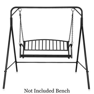 Outvita Metal Swing Stand, 550lbs Heavy Duty Steel A-Frame Stand Powder Coated Finish for Kids, Adults Outdoor Backyard Patio Porch