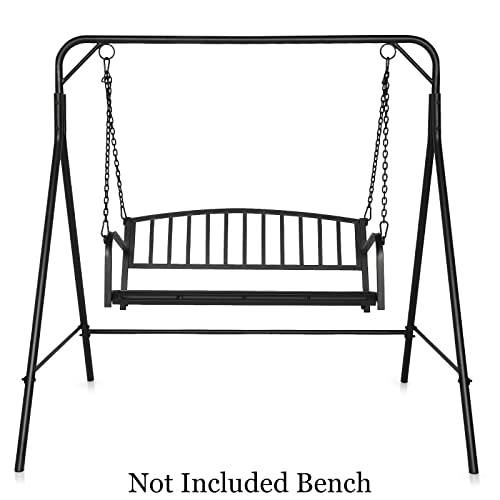 Outvita Metal Swing Stand, 550lbs Heavy Duty Steel A-Frame Stand Powder Coated Finish for Kids, Adults Outdoor Backyard Patio Porch