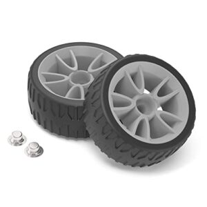 cooler replacement wheels – 3.5 inch rollers for igloo 28/52 qt coolers, compatible with ice cube, black, 2 pack