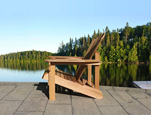 northbeam Riverside Adirondack Chair, Western Red Cedar, Natural
