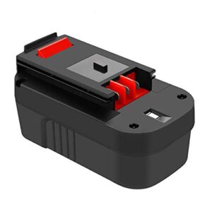 3.6ah hpb18 ni-mh 18volt replacement for black and decker 18v battery replacement compatible with black and decker 18 volt hpb18 hpb18-ope 244760-00 a1718 fs18fl fsb18 firestorm cordless power tools