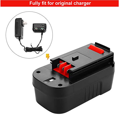 3.6Ah HPB18 Ni-Mh 18Volt Replacement for Black and Decker 18V Battery Replacement Compatible with Black and Decker 18 Volt HPB18 HPB18-OPE 244760-00 A1718 FS18FL FSB18 Firestorm Cordless Power Tools