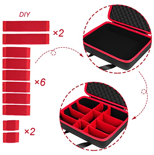 Khanka Hard Battery Storage Box Holder, Carrying Case Replacement for Craftsman 12V/19.2V/20V Max Lithium Ion Battery and Charger - Holds V20 20V 2.0/3.0/4.0/5.0/6.0/6.5/9.0-Ah Battery,（Case Only）