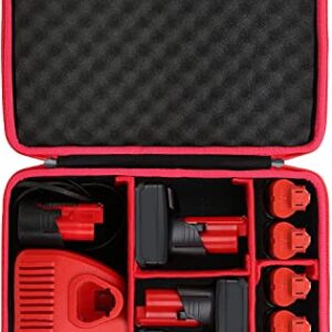 Khanka Hard Battery Storage Box Holder, Carrying Case Replacement for Craftsman 12V/19.2V/20V Max Lithium Ion Battery and Charger - Holds V20 20V 2.0/3.0/4.0/5.0/6.0/6.5/9.0-Ah Battery,（Case Only）