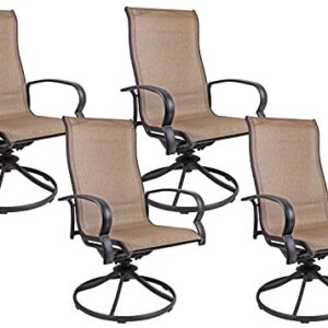 Bellevue Patio Master Sling Rocker Outdor Aluminum Chair (Pack of 4)