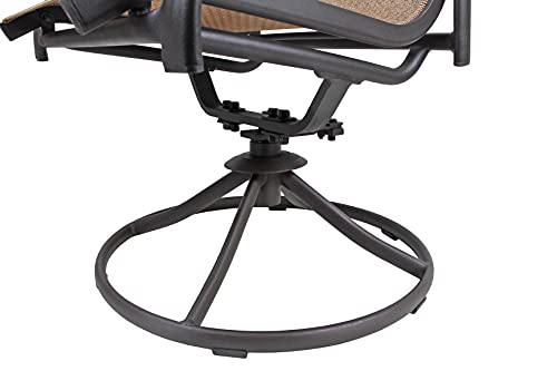 Bellevue Patio Master Sling Rocker Outdor Aluminum Chair (Pack of 4)