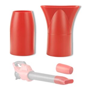 kitchenkipper leaf blower flat tip nozzle and flare nozzle tip for milwaukee m18 2724-20 & 2724-21 fuel leaf blower, work for drying, blow-drying -leaf blower flat nozzle tip