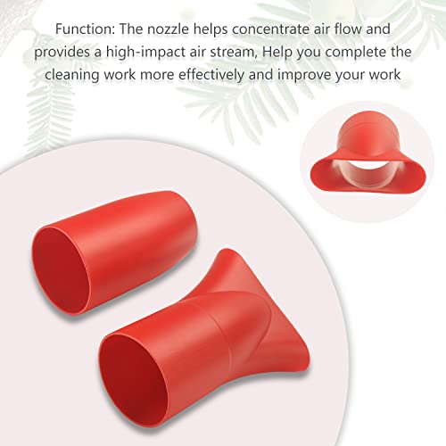 KitchenKipper Leaf Blower Flat Tip Nozzle and Flare Nozzle Tip for Milwaukee M18 2724-20 & 2724-21 Fuel Leaf Blower, Work for Drying, Blow-Drying -Leaf Blower Flat Nozzle Tip
