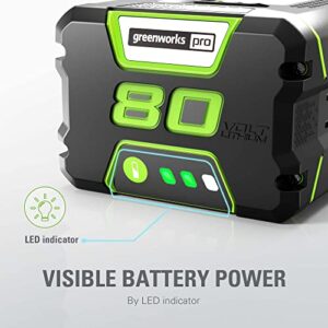 Greenworks PRO 80V 2.0Ah Lithium-Ion Battery (Genuine Greenworks Battery)