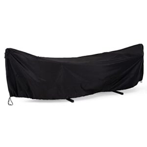 suncreat hammock cover, water-resistant polyester hammock stand cover for 11-12ft stand, black