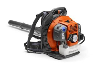 husqvarna 150bt backpack leaf blower gas powered, 51-cc 2.16-hp 2-cycle backpack blower, 765-cfm, 270-mph, 22-n powerful clearing performance and ergonomic harness system,orange