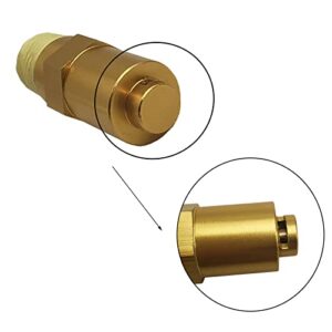 Zeiboat 7101359 Thermal Relief Valve for Gas Powered Pressure Washer Pumps, 1/4 Inch NPT