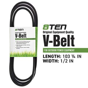 8TEN Deck Belt for MTD Cub Cadet LT2000 LT-2200 LTX1045 LTX1046VT 754-04219 954-04219 46 inch Mower