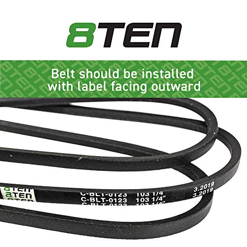 8TEN Deck Belt for MTD Cub Cadet LT2000 LT-2200 LTX1045 LTX1046VT 754-04219 954-04219 46 inch Mower