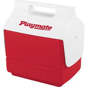 Igloo 4 Qt Playmate Mini Hardsided Lunch Box Cooler, Red