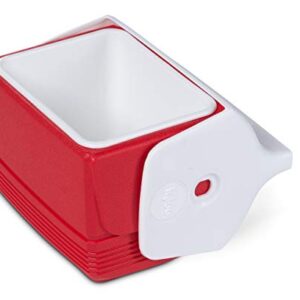 Igloo 4 Qt Playmate Mini Hardsided Lunch Box Cooler, Red