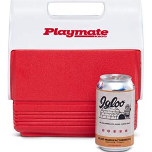 Igloo 4 Qt Playmate Mini Hardsided Lunch Box Cooler, Red