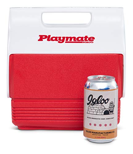 Igloo 4 Qt Playmate Mini Hardsided Lunch Box Cooler, Red