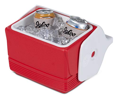 Igloo 4 Qt Playmate Mini Hardsided Lunch Box Cooler, Red