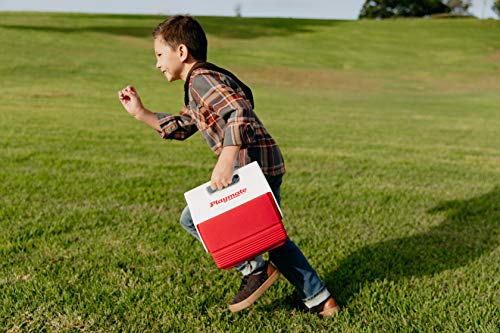 Igloo 4 Qt Playmate Mini Hardsided Lunch Box Cooler, Red