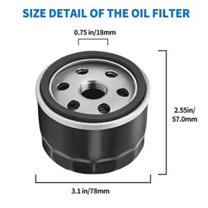 KLWZH 12-050-01-S 12 050 01 Oil Filter KH-12-050-01-S KH-12-050-08 12 050 01-S1 1205001-S CH18-CH25 CV18-CV25 CV17-CV26 CH17-CH26 XT1 Engine YTH20K46 KT715 SV470-SV620 Lawn Mower Oil Filter(1 PC)