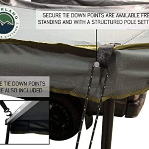 Nomadic OVS Awning 270 Passenger Side - Dark Gray Cover with Black Cover Universal