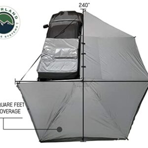 Nomadic OVS Awning 270 Passenger Side - Dark Gray Cover with Black Cover Universal