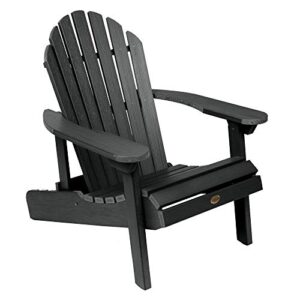 highwood ad-chl1-bke hamilton made in the usa adirondack chair, adult size, black