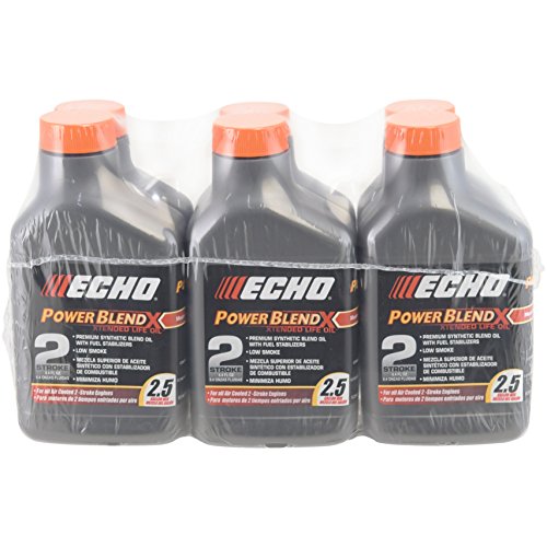 Echo 6450025 Power Blend Xtended 2-stroke Oil Mix for 2.5 Gallon (50:1) 6 Pack