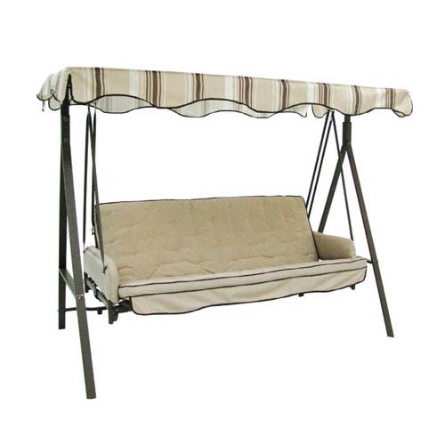 RIPLOCK Fabric - Replacement Canopy Top Cover for Garden Treasures Traditional Three-Person Swing