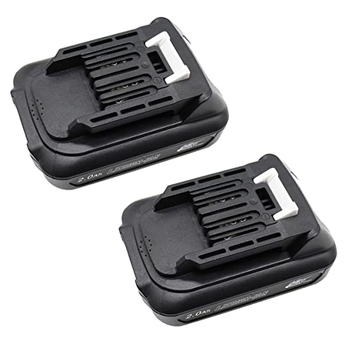 CNBY 2 Pack BL1021B BL1016 2,0Ah 12V/10.8V Battery Replace for Makita 12V Max CXT Lithium-Ion Battery BL1021B BL1016 BL1041B 197339-1 197406-2 BL1040 BL1040B BL1015B