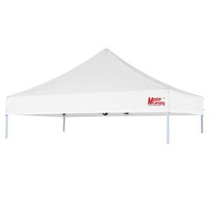 mastercanopy replacement pop up canopy top (8×8, white)