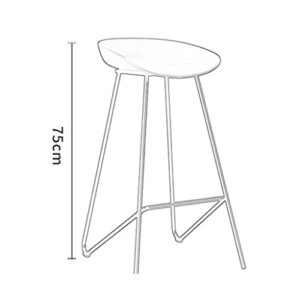 GFHLP Pub Swivel Barstool Patio Barstool Pub Chairs Hydraulic Indoor/Outdoor Barstools Modern Sleek Style, (Color : B)