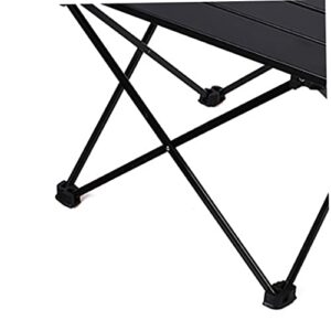 Tuimiyisou Mini Folding Table Portable Outdoor Aluminum Alloy Barbecue Table with Carry Bag for Camping Picnic Mountaineering (M) Fishing Supplies-Fishing Chair