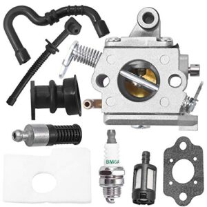 ms170 carburetor for stihl 017 018 ms180 ms170c ms180c chainsaw c1q-s57a 1130-120-0603 with air filter tune up kit
