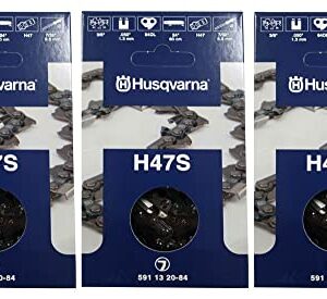 Husqvarna 591132084 OEM 24" Skip Tooth Chain H47S-84 3/8,.050VMI, Pack of 3