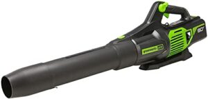 greenworks pro 80v (170 mph / 730 cfm) brushless cordless axial blower, tool only bl80l02