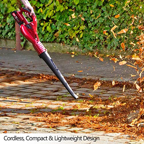AVID POWER Leaf Blower, 20V Cordless Leaf Blower with 2.0Ah Battery and Charger, 130 MPH Electric Leaf Blower Light Duty