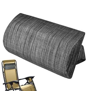 febud recliner headrest pillow head cushion, soft lounger pillows, removable headrest cushion, outdoor chaise lounge head pillow, for chairs recliners armchairs, 37x17cm