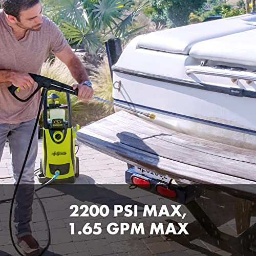 Sun Joe SPX3000-XT1 XTREAM 13-Amp 2200 Max PSI 1.65 GPM Electric High Pressure Washer