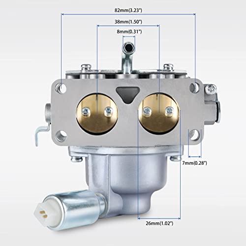 791230 Carburetor Replacement for Briggs & Stratton V-Twin 4 Cycle 20HP 21HP 23HP 24HP 25HP Vertical Engines Replace # 699709 499804 799230 MIA10632 405777 406777 407677 with Gasket and Cleaning Tools