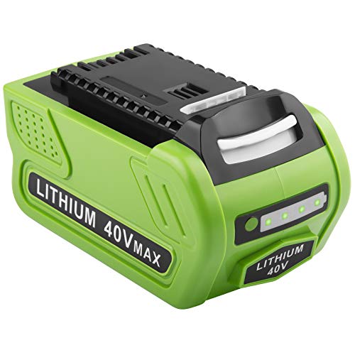 2-Pack High-Output 6.0Ah 40V Battery for GREENWORKS 40-Volt Tools Battery (G-MAX 40V System)