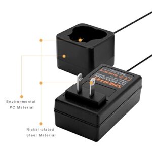 Shentec 12V Li-ion Battery Charger Compatible with Black and Decker 12V BL1110 BL1310 BL1510 LB12 LBX12 LBXR12 Pod Style Battery (Not Compatible with Firestorm Battery and PS130 Battery Ni-MH/Ni-CD)