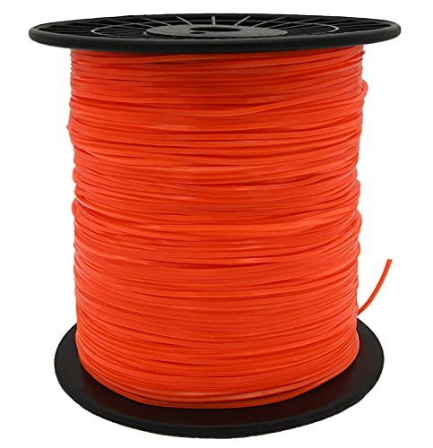 KAKO 080 Trimmer Line Square Weed Wacker String .080-Inch-by-1200-ft Commercial Grade Square String Trimmer Line, Weed Eater String .080 Fits Most String Trimmer(Orange)